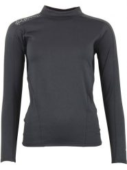 Peak Mountain Koszulka funkcyjna "Anoy" w kolorze czarnym rozmiar: M. Czarne koszulki damskie Peak Mountain, m, bez wzorów, bez kołnierzyka, bez ramiączek. Za 112.45 zł.