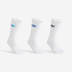 Skarpety sportowe tenis Puma wysokie 3 pary. Skarpetki damskie Puma, bez wzorów, z bawełny. Za 39.99 zł.