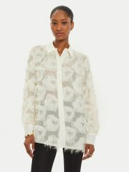 Marella Koszula Douglas 2423116022 Écru Regular Fit. Koszule damskie Marella, bez wzorów, z syntetyku, bez kołnierzyka, bez ramiączek. Za 399.99 zł.