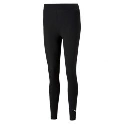 Legginsy Puma Ess Logo, Kobiety. Czarne legginsy damskie Puma, s, bez wzorów, z bawełny. Za 113.99 zł.
