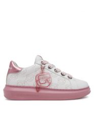 KARL LAGERFELD Sneakersy KL62522 Biały. Białe obuwie sportowe damskie KARL LAGERFELD, ze skóry, bez zapięcia. W wyprzedaży za 579.99 zł.