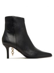 Steve Madden Botki Link In 11005698 Czarny. Czarne botki damskie Steve Madden, ze skóry, bez obcasa, na płaskiej podeszwie, bez zapięcia. Za 689.99 zł.