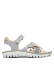 Primigi Sandały 1388944 M Fioletowy. Fioletowe sandały dziewczęce Primigi, ze skóry, bez obcasa, bez zapięcia. Za 209.99 zł.