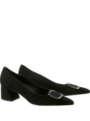 Högl Skórzane czółenka "Harriet" w kolorze czarnym rozmiar: 38,5. Czarne czółenka damskie Högl, bez wzorów, bez obcasa. Za 353.27 zł.