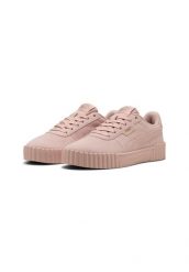 Buty damskie trampki sportowe Puma CARINA 3.0 SD. Czerwone trampki damskie Puma, bez wzorów, z gumy, bez zapięcia. Za 209.00 zł.