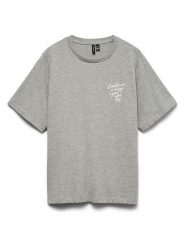 Vero Moda Koszulka w kolorze szarym rozmiar: S. Szare bluzki damskie Vero Moda, s, bez wzorów, z bawełny, bez kołnierzyka, bez ramiączek. Za 73.95 zł.