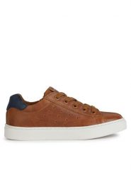 Geox Sneakersy J Nashik J45ECA 0CL10 C6176 D Brązowy. Brązowe buty sportowe chłopięce Geox, ze skóry, bez zapięcia. Za 209.99 zł.