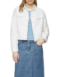 S.Oliver Kurtka dżinsowa w kolorze białym rozmiar: 40. Białe kurtki damskie S.Oliver, s, bez wzorów, bez kaptura. Za 130.50 zł.