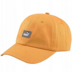 Bawełniana Czapka Z Daszkiem Essential III. Żółte czapki z daszkiem damskie Puma, bez wzorów, z bawełny. Za 76.99 zł.