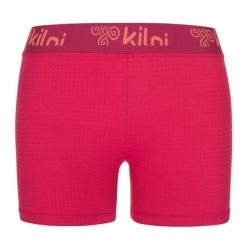 Damskie krótkie legginsy funkcyjne Kilpi DOMINO-W. Czerwone legginsy damskie Kilpi, bez wzorów, z poliamidu. Za 91.56 zł.
