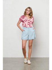 &Co Woman Bluzka "Viana" w kolorze jasnoróżowym rozmiar: S. Różowe bluzki damskie &Co Woman, s, bez wzorów, z wiskozy, klasyczne, bez kołnierzyka, bez ramiączek. Za 105.63 zł.