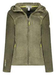 ANAPURNA Kurtka polarowa "Uternel" w kolorze zielonym rozmiar: XXL. Zielone kurtki damskie ANAPURNA, xxl, z aplikacjami, z polaru, bez kaptura. Za 82.99 zł.