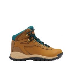Buty trekkingowe Columbia Newton Ridge Plus Wodoodporne. Brązowe obuwie trekkingowe damskie Columbia, ze skóry, bez zapięcia. Za 547.35 zł.
