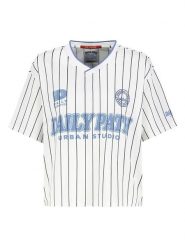 Sublevel Koszulka w kolorze biało-błękitnym rozmiar: XL. Białe bluzki damskie Sublevel, xl, bez wzorów, bez kołnierzyka, bez ramiączek. Za 60.99 zł.