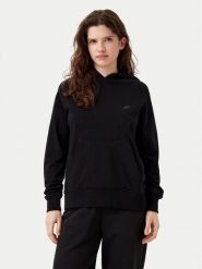 4F Bluza 4FWMM00TSWSF1468 Czarny Regular Fit. Czarne bluzy damskie 4F, xs, bez wzorów, z bawełny, bez kaptura. Za 99.99 zł.