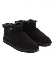 ISLAND BOOT Botki "Ideh" w kolorze czarnym rozmiar: 37. Czarne botki damskie Island Boot, bez obcasa, bez zapięcia. Za 127.35 zł.
