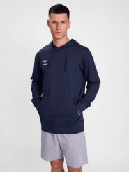 BLUZA Z KAPTUREM HUMMEL HMLGO 2.0 HOODIE. Niebieskie bluzy damskie Hummel, m, bez wzorów, z bawełny, z kapturem. Za 241.85 zł.
