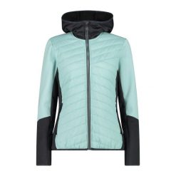 Damska kurtka z kapturem CMP. Niebieskie kurtki damskie CMP, xs, bez wzorów, z puchu, z kapturem. Za 349.40 zł.