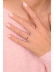 DIAMANTA Złoty pierścionek "Romantic love" z diamentami rozmiar: 58. Białe pierścionki damskie DIAMANTA, z diamentem, złote. Za 904.99 zł.