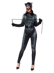Amscan 2-częściowy kostium "Catwoman Movie" w kolorze czarnym rozmiar: L. Czarne kombinezony damskie AMSCAN, l, bez wzorów, bez kołnierzyka, bez ramiączek. Za 88.85 zł.