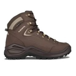 Buty trekkingowe damskie Lowa Renegade Evo Mid Gtx. Brązowe obuwie trekkingowe damskie Lowa, z materiału, za kostkę, bez zapięcia. Za 1,025.40 zł.