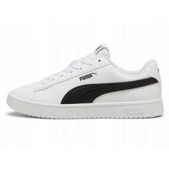 BUTY na co dzień młodzieżowe PUMA RICKIE sneakersy. Biała obuwie sportowe damskie Puma, z materiału, bez zapięcia, trekkingowe. Za 237.00 zł.