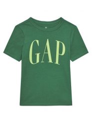 Gap T-Shirt 708411-00 Zielony Regular Fit. Zielone t-shirty i koszulki chłopięce GAP, bez wzorów, z bawełny, bez kołnierzyka, bez ramiączek. Za 49.99 zł.