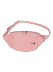Nerka z metalowymi detalami Priya - Dusty Rose Meatfly. Czerwone nerki i saszetki damskie Meatfly, bez wzorów, z materiału. Za 152.99 zł.