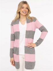 Zwillingsherz Kaszmirowy kardigan w kolorze jasnoróżowo-szarym rozmiar: L. Różowe kardigany damskie Zwillingsherz, l, bez wzorów, z kaszmiru. Za 459.04 zł.