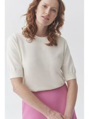 TATUUM Sweter w kolorze kremowym rozmiar: L. Brązowe swetry klasyczne damskie TATUUM, l, bez kołnierzyka. Za 143.22 zł.