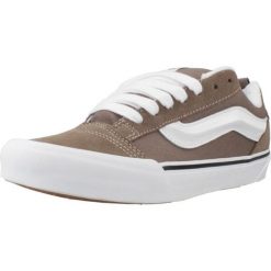 Buty VANS KNU SKOOL CTHR Brązowy. Brązowe obuwie trekkingowe damskie Vans, ze skóry, bez zapięcia. Za 225.99 zł.