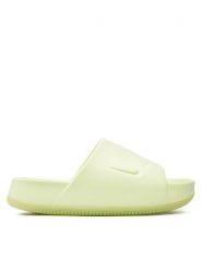 Nike Klapki Calm Slide DX4816 702 Zielony. Zielone klapki damskie Nike, bez wzorów, z tworzywa sztucznego, bez obcasa, bez zapięcia. Za 189.99 zł.