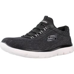 Tenisówki Skechers Model Summits Kolor Czarny. Czarne obuwie sportowe damskie Skechers, bez wzorów, bez zapięcia. Za 216.99 zł.