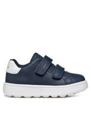 Geox Sneakersy B Minicub Boy B656TA 0CL54 C4002 S Granatowy. Niebieskie buty sportowe chłopięce Geox, ze skóry, bez zapięcia. Za 269.99 zł.