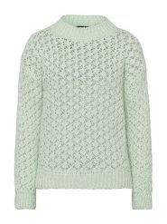 More & More Sweter w kolorze miętowym rozmiar: 40. Zielone swetry klasyczne damskie More & More, bez kołnierzyka. Za 92.21 zł.