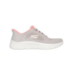 Buty SKECHERS GO WALK FLEX SAFIYA Beżowy. Szare obuwie sportowe damskie Skechers, z tkaniny, bez zapięcia, do biegania, Skechers Sport. Za 404.67 zł.