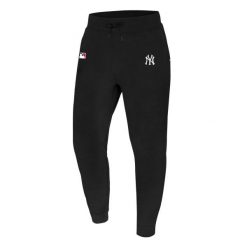 Spodnie dresowe New York Yankees MLB Base Run EMB Burnside. Czarne spodnie sportowe damskie 47 Brand, s, bez wzorów, z bawełny, do biegania. Za 282.50 zł.