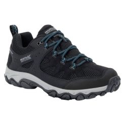 Damskie Buty Do Chodzenia Edgepoint IV Low. Czarne obuwie trekkingowe damskie Regatta, z materiału, bez zapięcia. Za 282.99 zł.