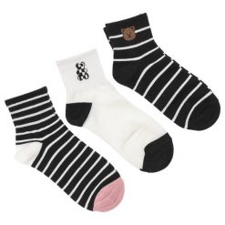 Damskie Wzorzyste Skarpetki Armodo 3 Pary. Białe skarpetki damskie Armodo, bez wzorów. Za 29.99 zł.
