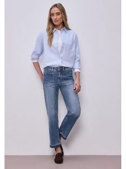 Street One Dżinsy - Straight fit - w kolorze niebieskim rozmiar: W30/L28. Niebieskie jeansy damskie Street One. Za 180.06 zł.