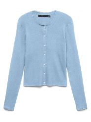 Vero Moda Kardigan w kolorze błękitnym rozmiar: S. Niebieskie kardigany damskie Vero Moda, s, bez wzorów, ze splotem. Za 89.05 zł.