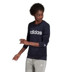 Bluza damska adidas Essentials Logo. Białe bluzy damskie Adidas, m, bez wzorów, z materiału, bez kaptura. Za 220.45 zł.