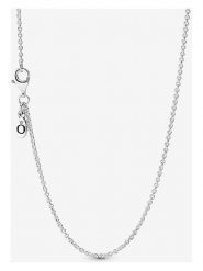 Pandora Srebrny naszyjnik rozmiar: 90. Szare naszyjniki damskie Pandora, srebrne. Za 226.45 zł.