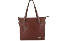 Shopperka skórzana BARBERINI'S Brązowy 996-6. Brązowe shopper bag Barberinis, bez wzorów, ze skóry, na ramię, małe, bez dodatków. Za 339.99 zł.
