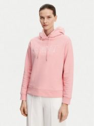 Gant Bluza 4200503 Różowy Regular Fit. Czerwone bluzy damskie Gant, m, bez wzorów, z bawełny, bez kaptura. Za 299.99 zł.