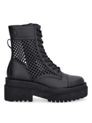 Liu Jo Botki w kolorze czarnym rozmiar: 36. Czarne botki damskie Liu Jo, bez obcasa, bez zapięcia. Za 271.67 zł.