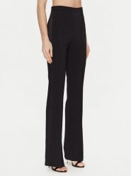 Elisabetta Franchi Spodnie materiałowe PA-082-51E2-V320 Czarny Regular Fit. Czarne spodnie materiałowe damskie Elisabetta Franchi, bez wzorów, z materiału. Za 829.99 zł.