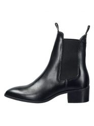 GANT Footwear Skórzane sztyblety "St Broomly" w kolorze czarnym rozmiar: 39. Czarne botki damskie GANT Footwear. Za 567.00 zł.