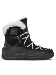 Sorel Śniegowce Ona™ Rmx Glacy Wp NL5050-010 Czarny. Czarne śniegowce damskie Sorel, ze skóry. Za 579.99 zł.
