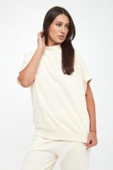 Bluza damska z krótkim rękawem ARMANI EXCHANGE. Bluzy damskie Armani Exchange, xs, bez wzorów, bez kaptura. W wyprzedaży za 317.40 zł.
